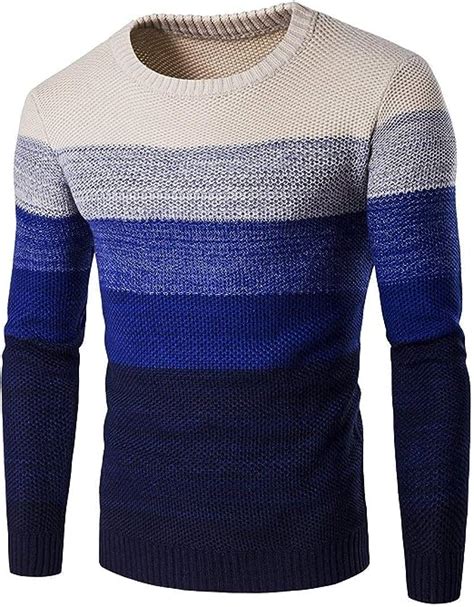 Bunte Strickpullover für Herren .